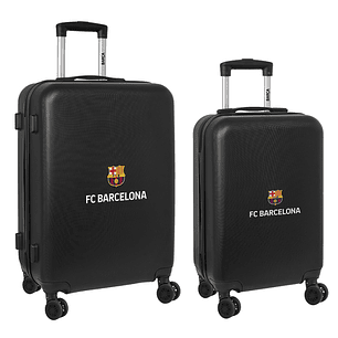 Safta F.C.Barcelona Pack de 2 Maletas Trolley de 20
