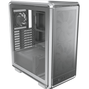Cooler Master Masterframe 500 Caja Torre E-ATX - Ventana Lateral - Paneles Intercambiables - 2 Ventiladores de 200mm Frontales - Rejilla Metal-Mesh - 