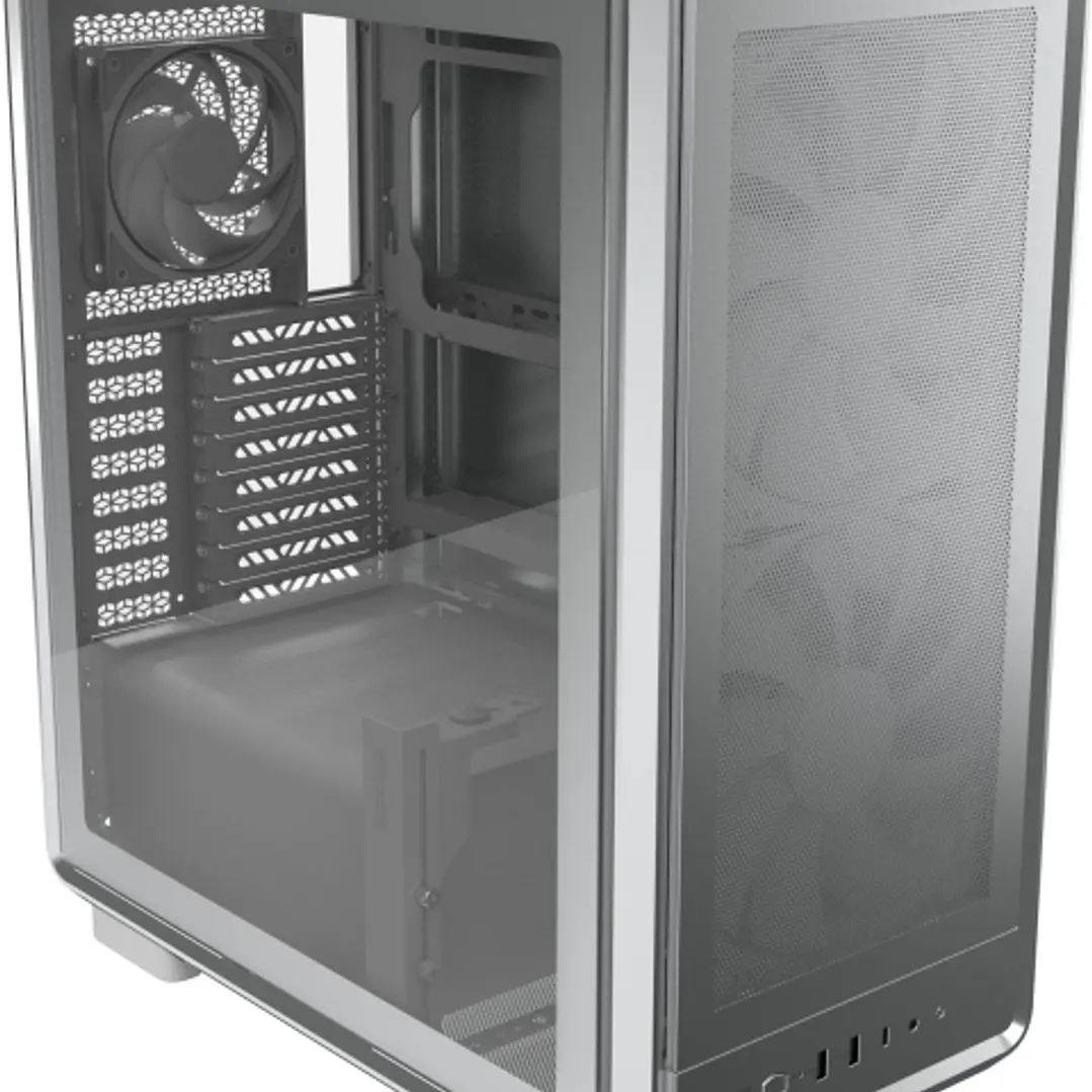 Cooler Master Masterframe 500 Caja Torre E-ATX - Ventana Lateral - Paneles Intercambiables - 2 Ventiladores de 200mm Frontales - Rejilla Metal-Mesh -  1
