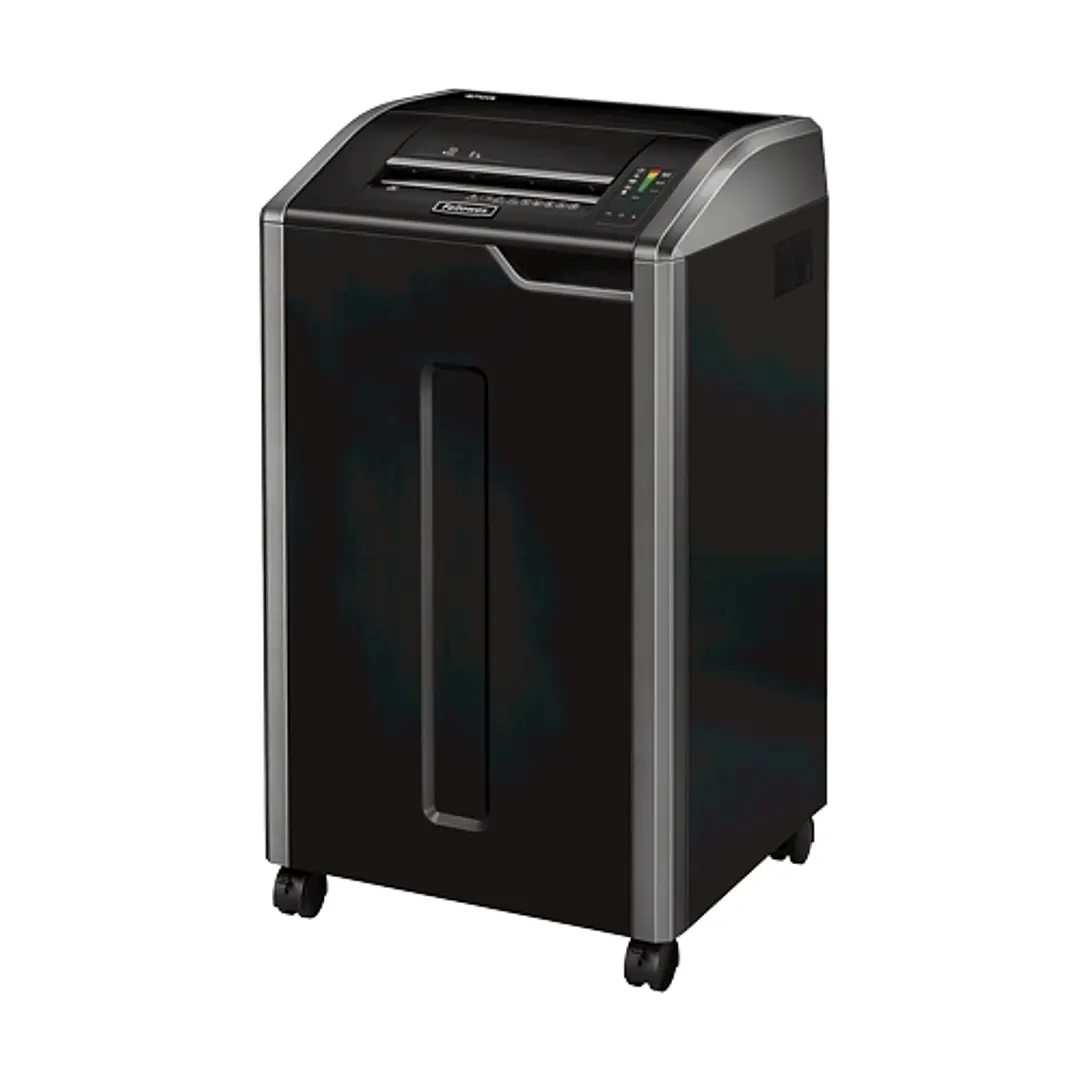 Fellowes 425HS Destructora de Papel Manual Corte Microparticulas P-7 Alta Seguridad - Destruye 10 Hojas a la Vez - Capacidad de la papelera 121L - Col 1