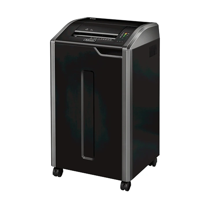 Fellowes 425HS Destructora de Papel Manual Corte Microparticulas P-7 Alta Seguridad - Destruye 10 Hojas a la Vez - Capacidad de la papelera 121L - Col 1