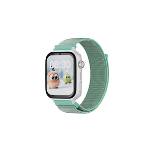 Savefamily Reloj Inteligente Smartwatch Infantil SaveWatch Plus con GPS y Llamada - IP67 - Boton SOS - Carcasa Blanca - Correa Tela Ocean