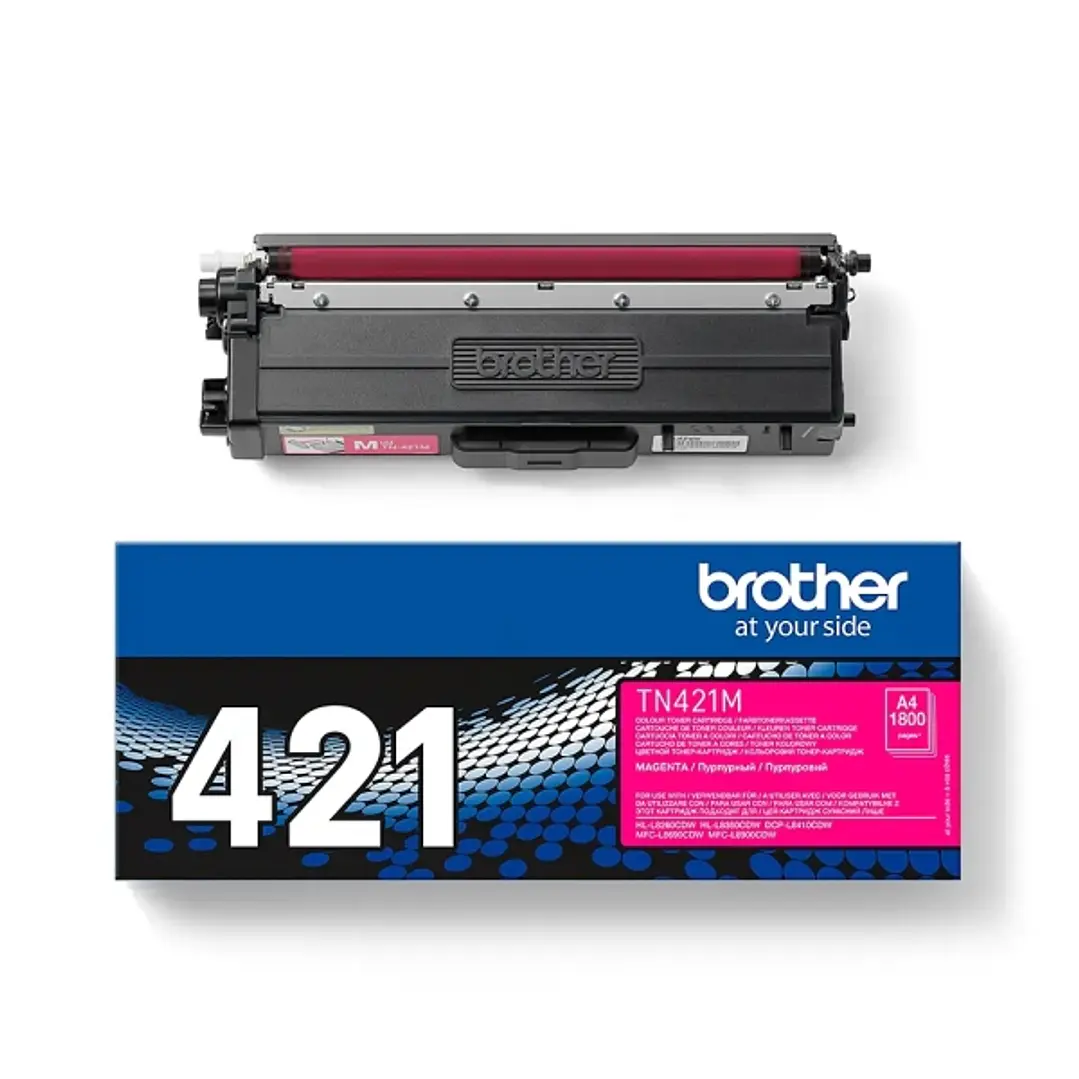 Brother TN421 Magenta Cartucho de Toner Original - TN421M 1