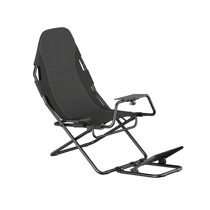 Cromad Slim Racing Seat Asiento Simulador de Carreras - Soporte para Pedales y Volante Ajustables - Diseño Plegable 1