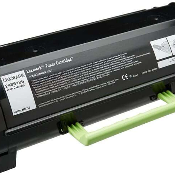 Lexmark M3150/XM3150 Negro Cartucho de Toner Original - 24B6186 1