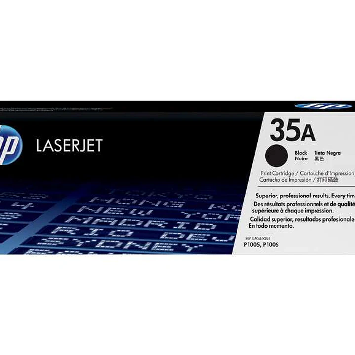 HP CB435A Negro Cartucho de Toner Original - 35A 1