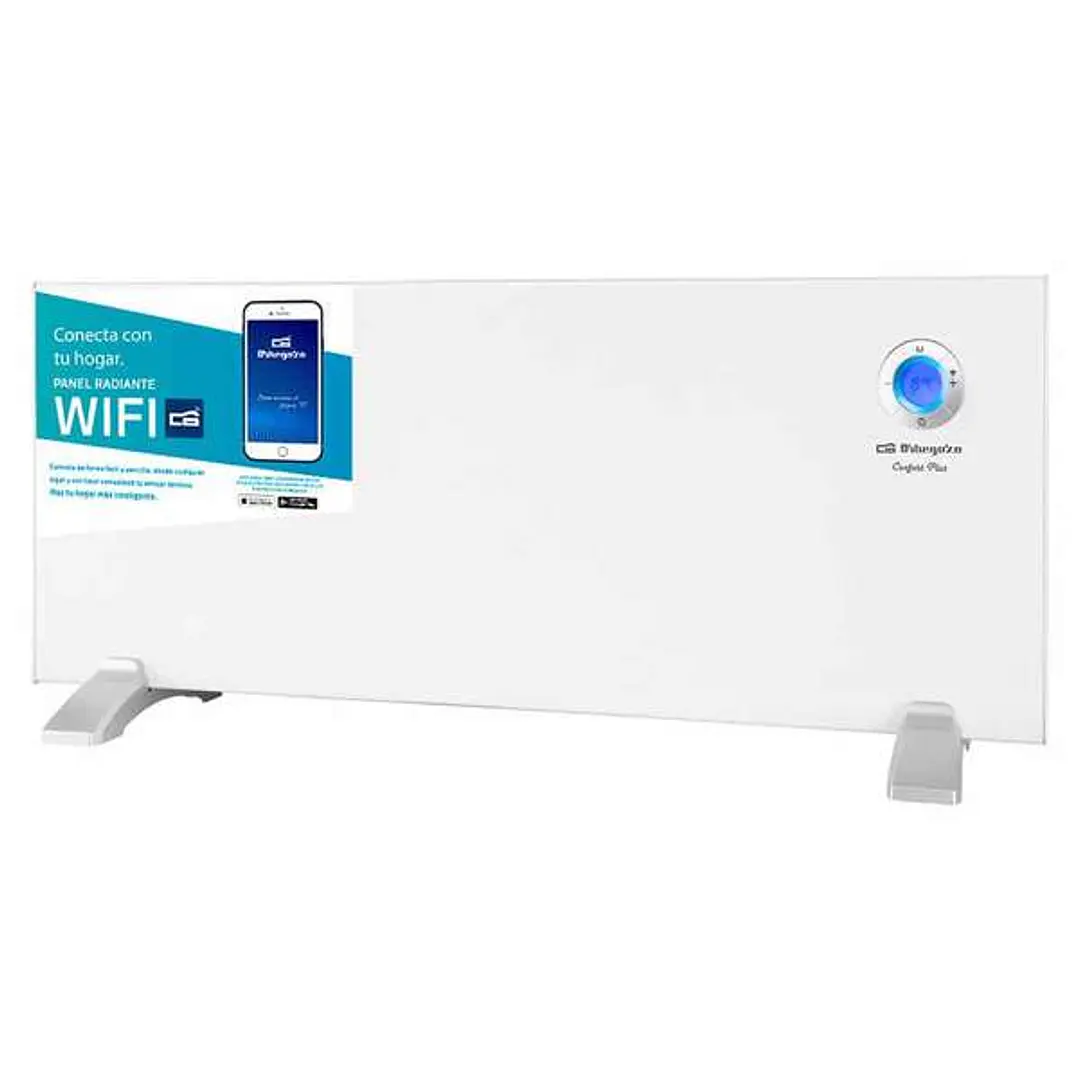 Orbegozo REW 2000 Panel Radiante Wi-Fi Inteligente - Control por Voz - Deteccion de Ventanas Abiertas - Programacion Diaria y Semanal - Seguridad Infa 1