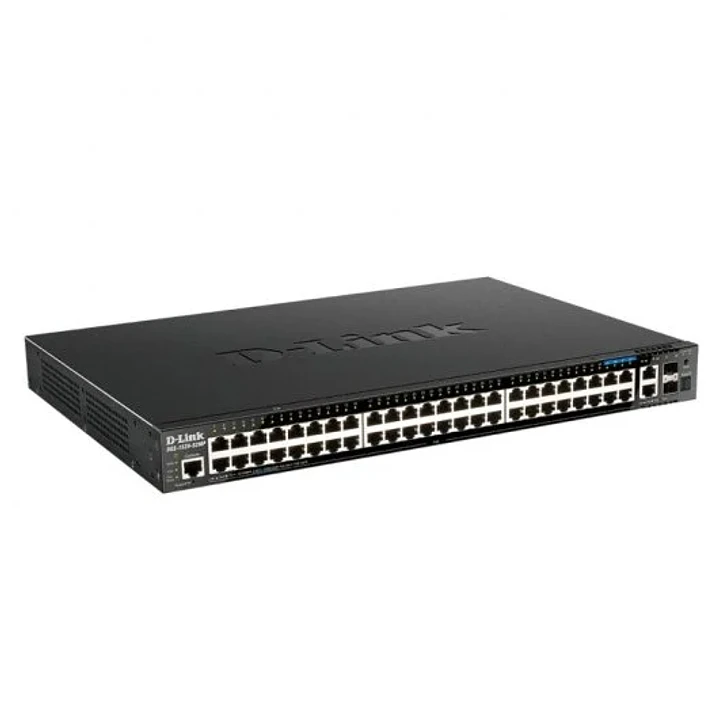 D-Link Switch Gestionado 44 Puertos Giga PoE + 4 Puertos 2.5G PoE + 2 Puertos 10G + 2 Puertos 10G SFP 1