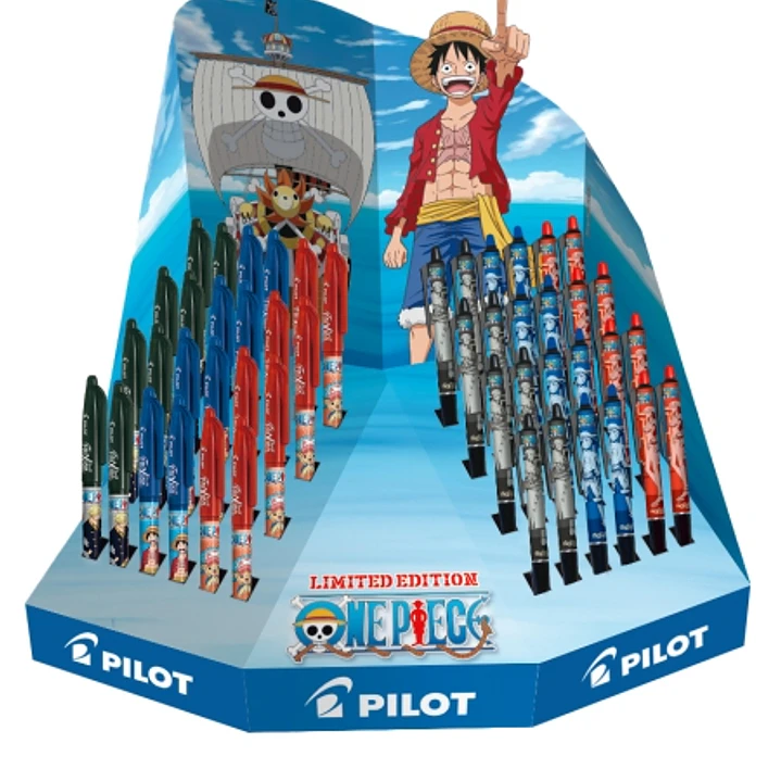 Pilot One Piece Expositor de 24 Boligrafos Frixion Ball + 24 Boligrafos Frixion Ball Plus - Borrables - Recargables - Colores Surtidos 1