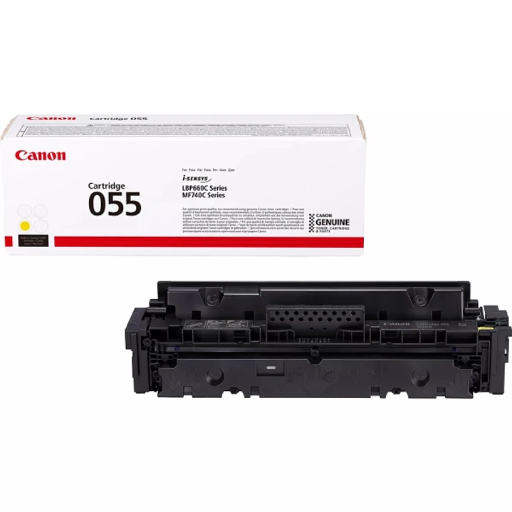 Canon 055 Amarillo Cartucho de Toner Original - 3013C002 1