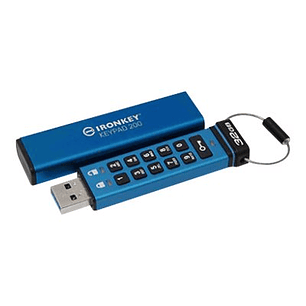 Kingston Iron Key Keypad 200 Memoria USB Tipo C 32GB - USB-C 3.2 Gen 1 Tipo A - XTS-AES - 145 MB/s Read Speed - 115 MB/s Write Speed