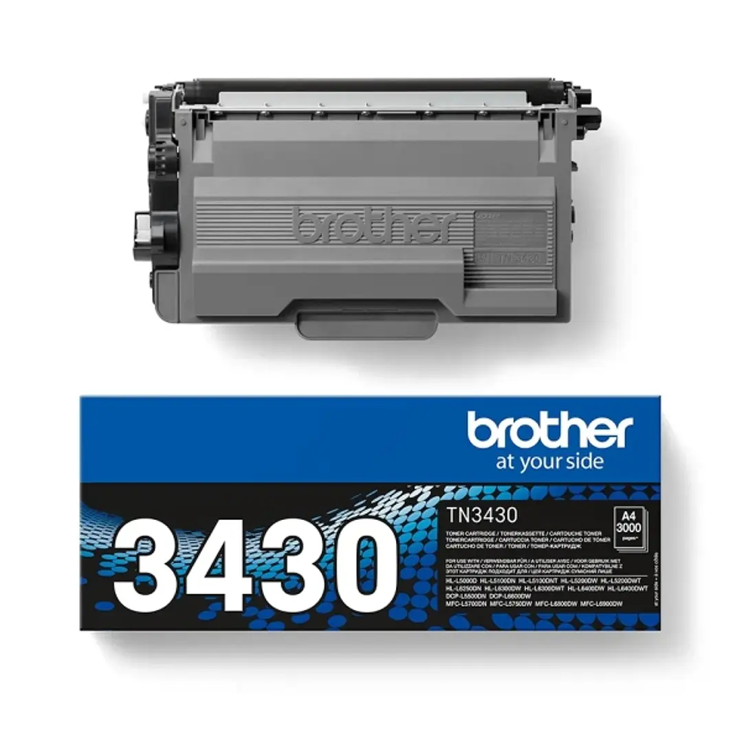 Brother TN3430 Negro Cartucho de Toner Original 1