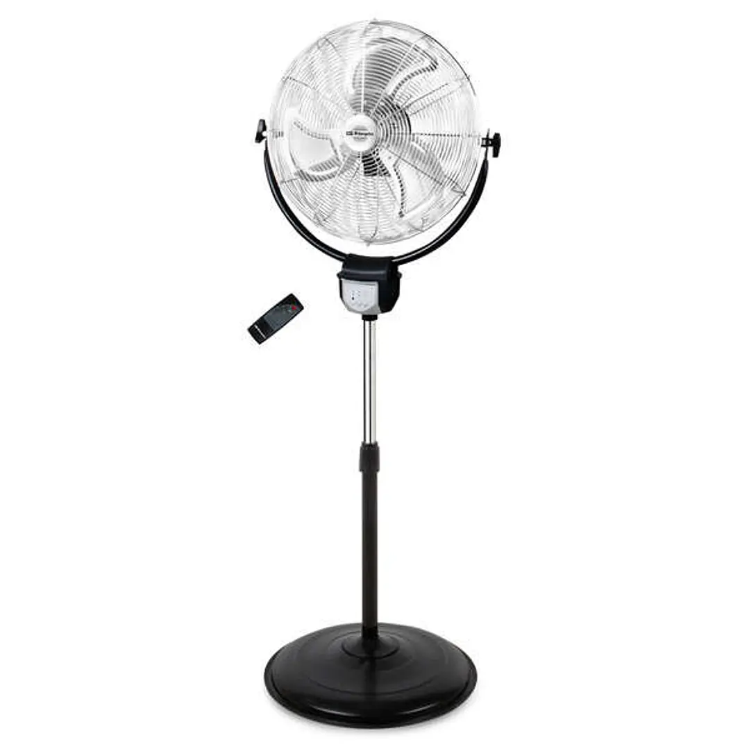 Orbegozo PWS 3050 Ventilador Industrial Oscilante 2 en 1 - Aspas de 50cm - 3 Velocidades - Mando a Distancia - Temporizador 3.5 H - Cabezal Inclinable 1