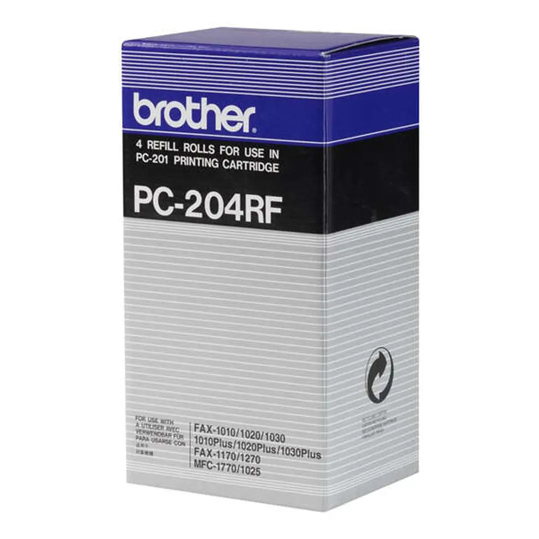 Brother PC204RF Pack de 4 Rollos de Transferencia Termica Originales 1