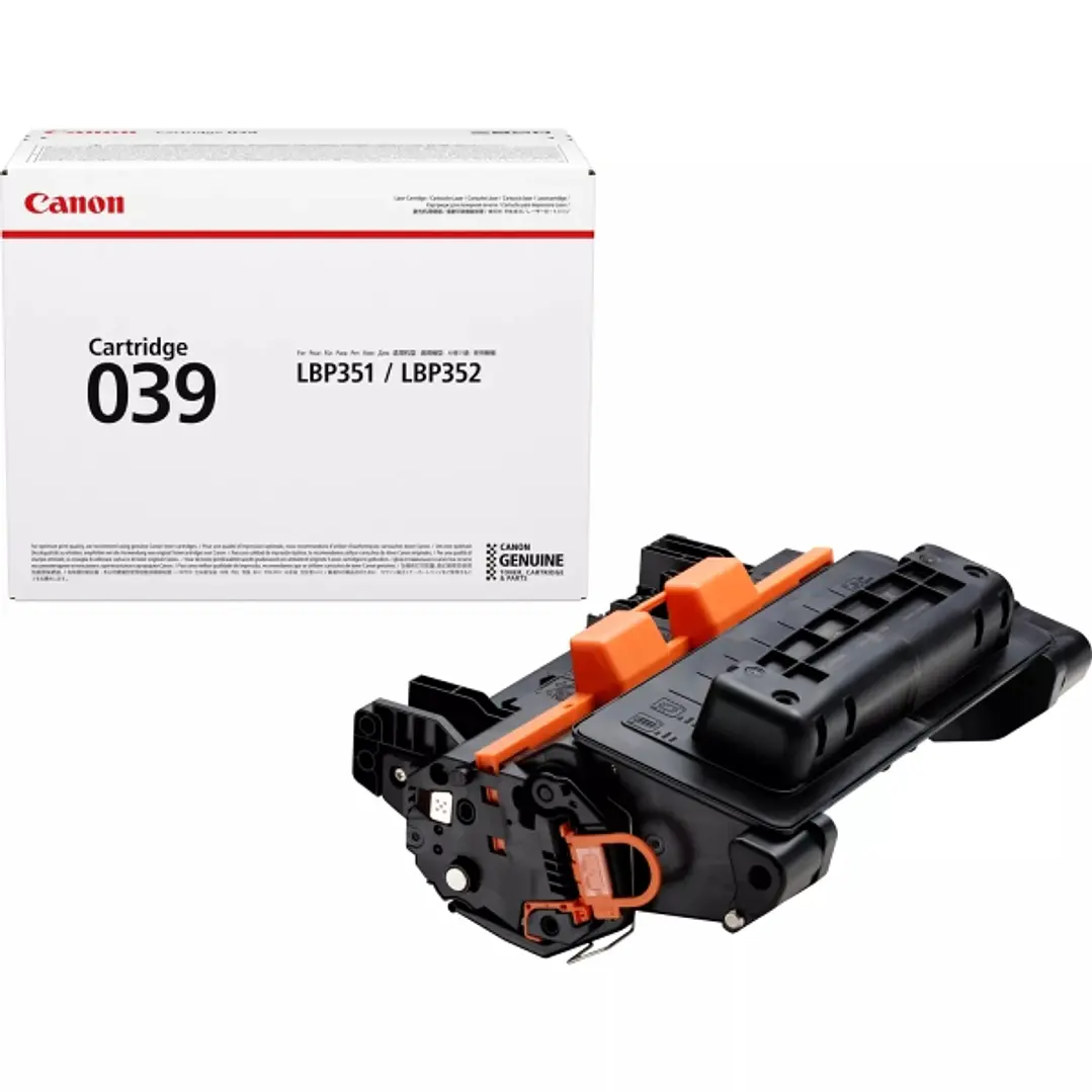 Canon 039 Negro Cartucho de Toner Original - 0287C001 1