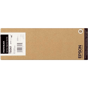 Epson T6061 Negro Photo Cartucho de Tinta Original - C13T606100