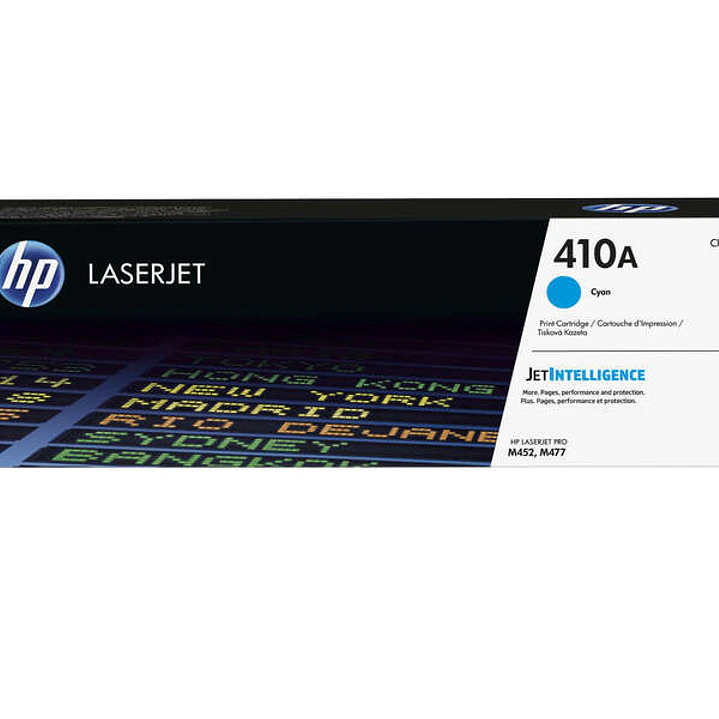 HP CF411A Cyan Cartucho de Toner Original - 410A 1