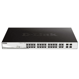 D-Link Switch Smart 24 Puertos Gigabit PoE + 4 SFP Combo