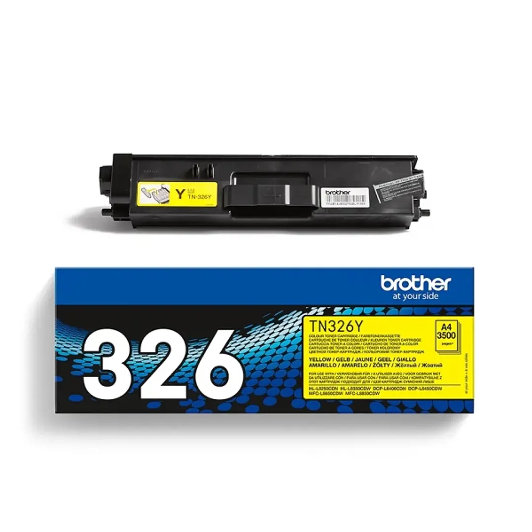 Brother TN326 Amarillo Cartucho de Toner Original - TN326Y 1