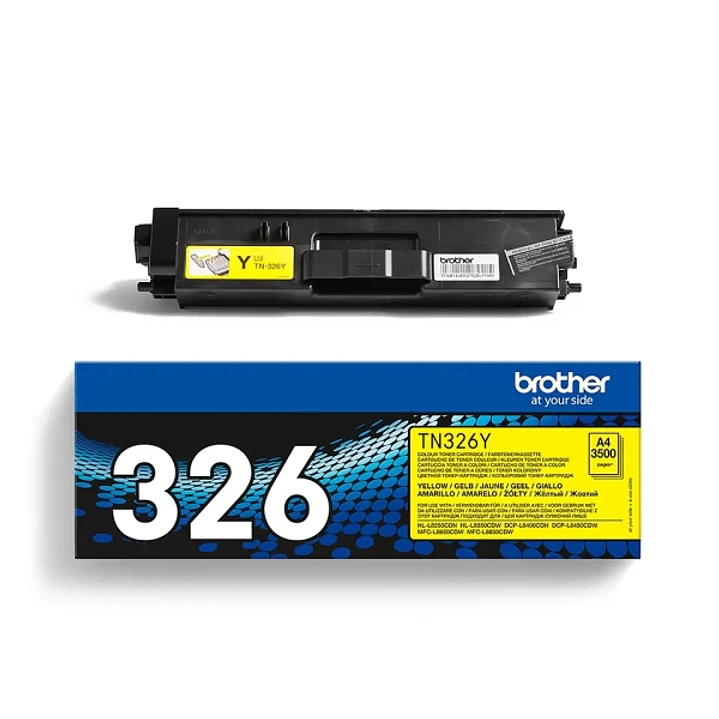 Brother TN326 Amarillo Cartucho de Toner Original - TN326Y 1