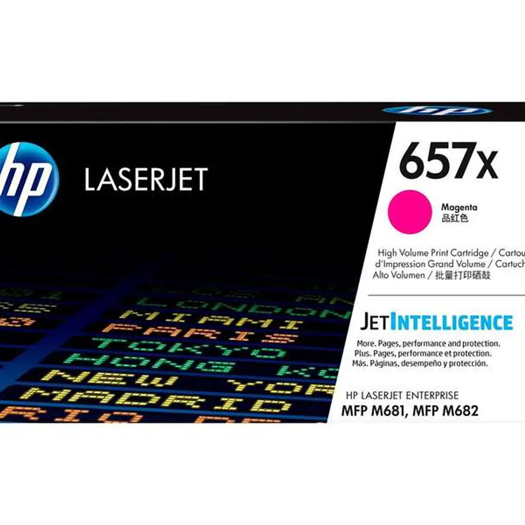 HP CF473X Magenta Cartucho de Toner Original - 657X 1