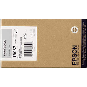 Epson T6037 Negro Light Cartucho de Tinta Original - C13T603700