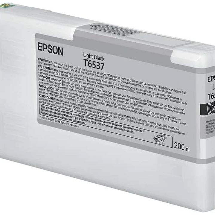 Epson T6537 Negro Light Cartucho de Tinta Original - C13T653700 1
