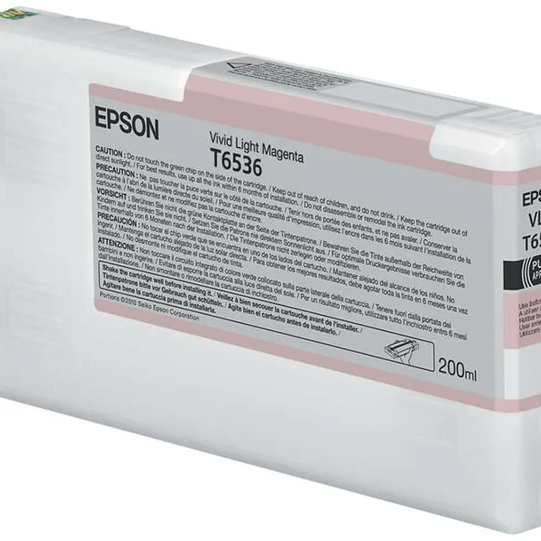Epson T6536 Magenta Light Cartucho de Tinta Original - C13T653600 1