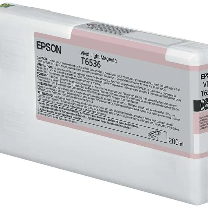 Epson T6536 Magenta Light Cartucho de Tinta Original - C13T653600 1