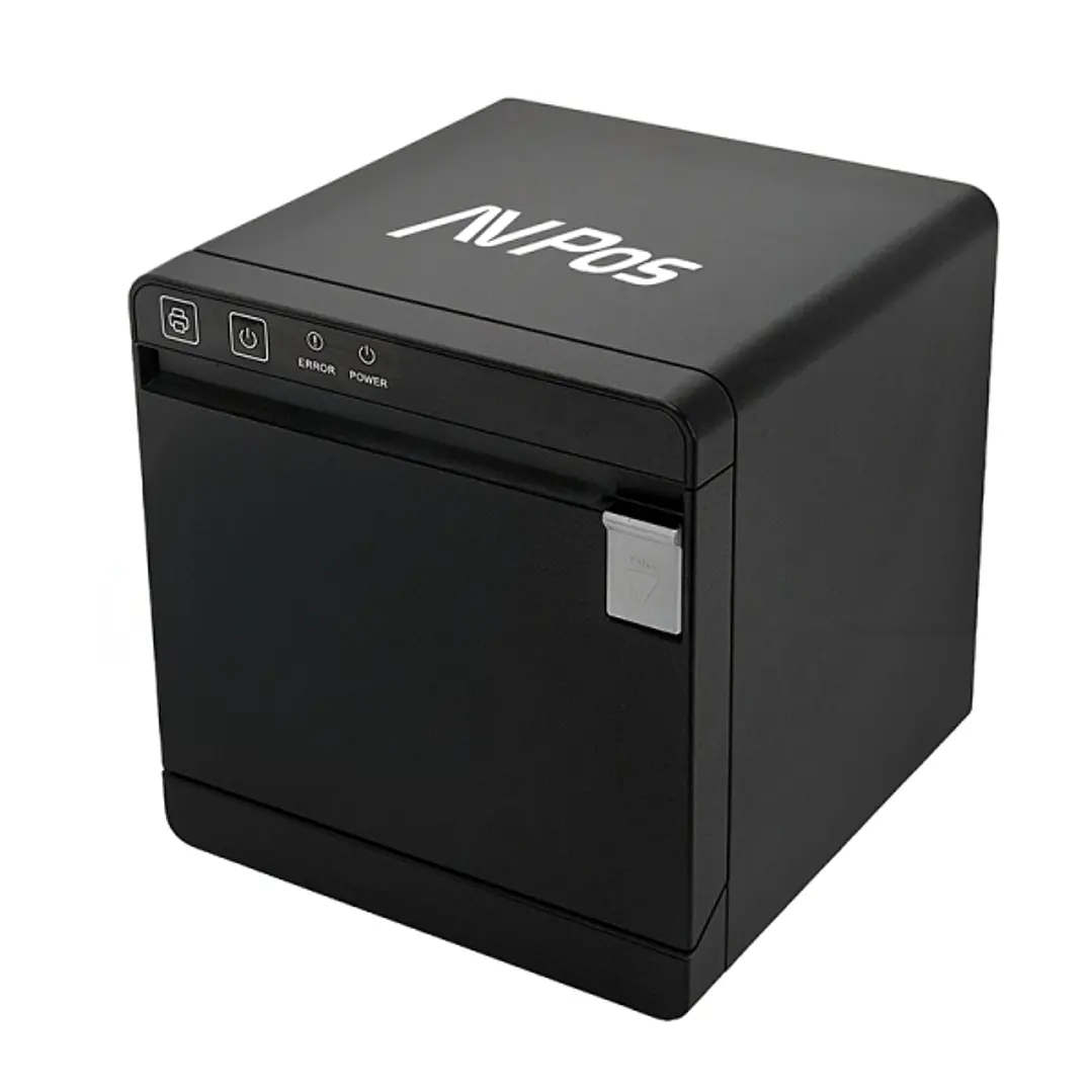 AVPos TC300 Impresora Termica Tickets - Velocidad 300mm/s - Autocorte Parcial - USB y LAN - Color Negro 1