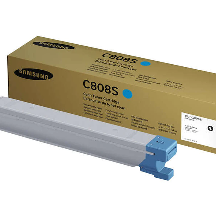 Samsung CLT-C808S Cyan Cartucho de Toner Original - SS560A 1