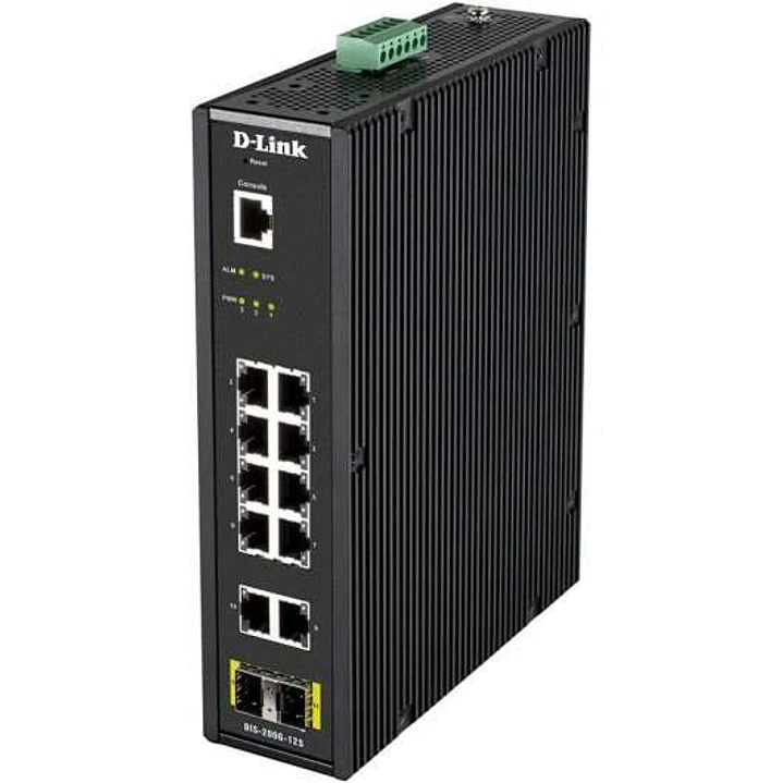 D-Link Switch Industrial 10 Puertos Gigabit + 2 SFP 1