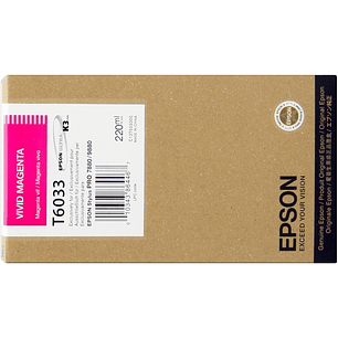 Epson T6033 Magenta Cartucho de Tinta Original - C13T603300