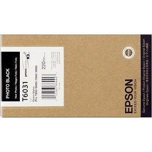 Epson T6031 Negro Photo Cartucho de Tinta Original - C13T603100