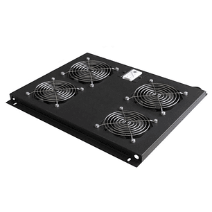 WP Termostato para Armarios de la Serie RNA con 4 Ventiladores - 475x55x600mm - Color Negro