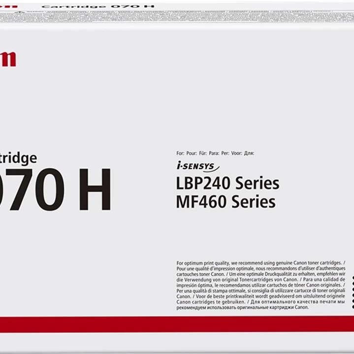 Canon 070H Negro Cartucho de Toner Original - 5640C002 1