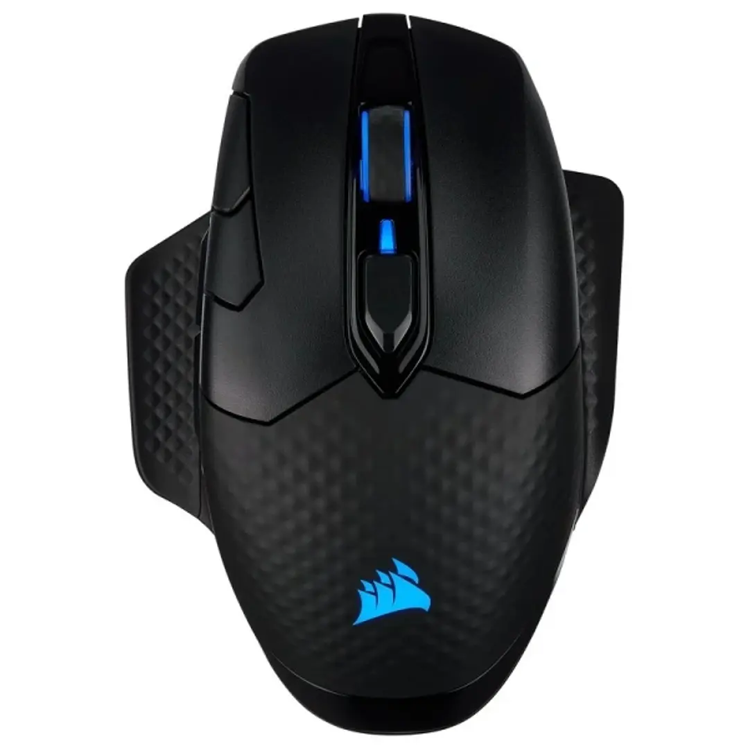 Corsair Dark Core RGB Pro SE Raton Gaming Inalambrico USB 18000DPI - 8 Botones Programables - Conmutadores Omron - Conexion Inalambrica o USB - Hasta  1
