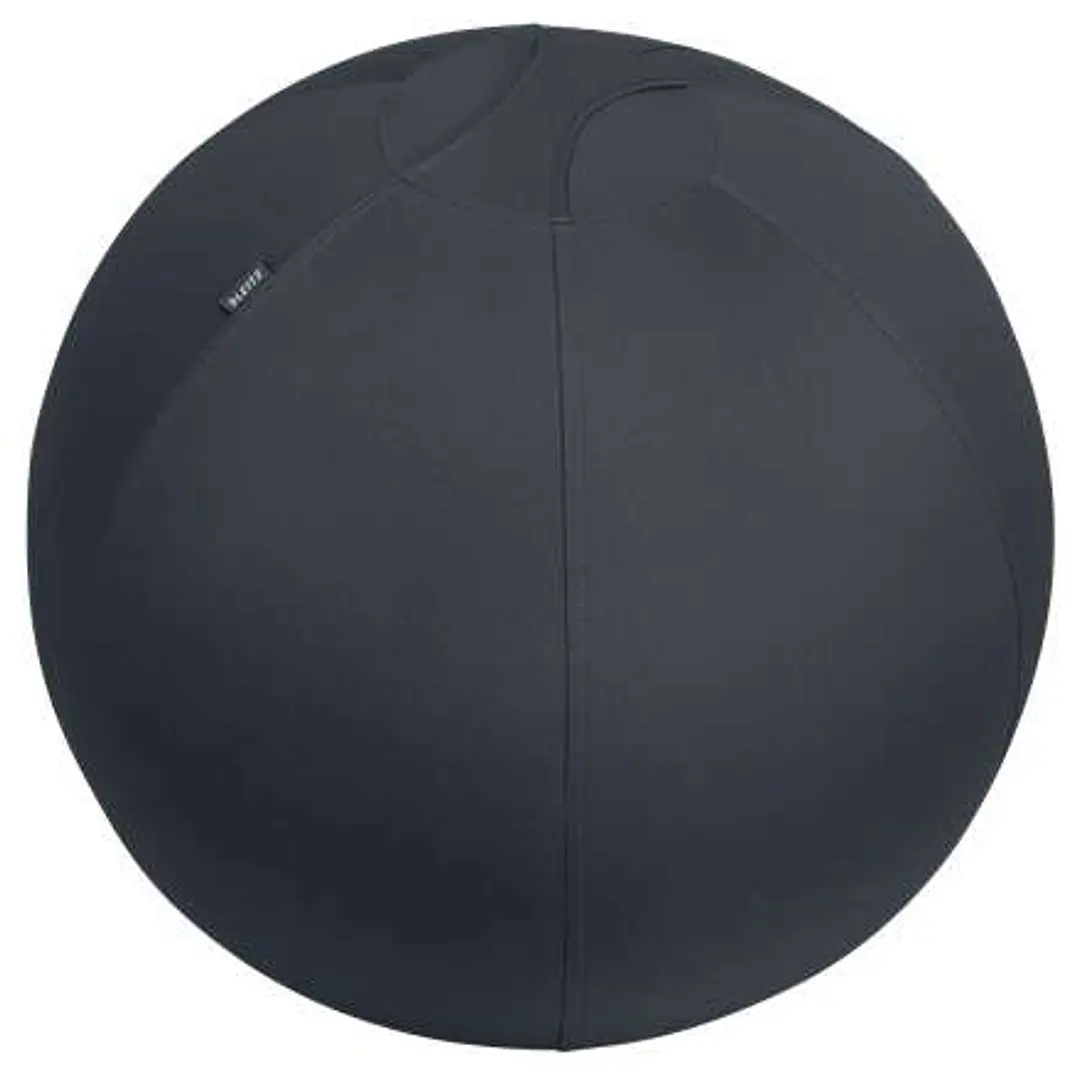 Leitz Ergo Active Balon de Asiento Antideslizante 65cm - Asa de Transporte Resistente - Carga Maxima de 150kg - Funda Lavable - Color Gris Oscuro 1