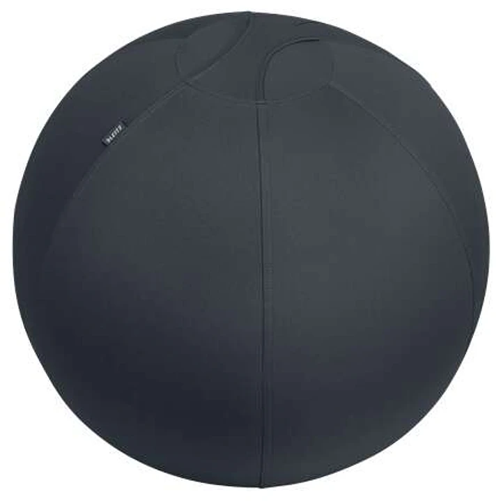 Leitz Ergo Active Balon de Asiento Antideslizante 65cm - Asa de Transporte Resistente - Carga Maxima de 150kg - Funda Lavable - Color Gris Oscuro 1