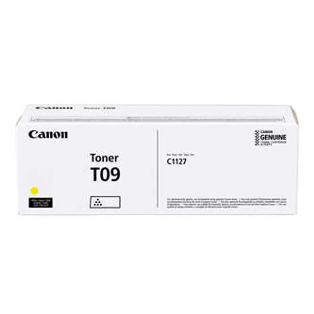 Canon T09 Amarillo Cartucho de Toner Original - 3017C006 1