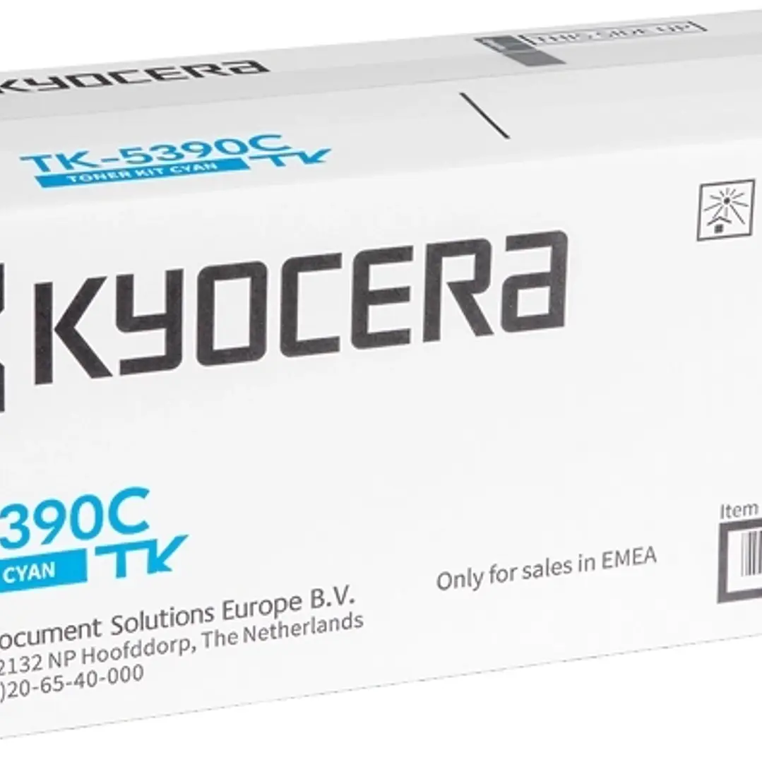 Kyocera TK5390 Cyan Cartucho de Toner Original - 1T02Z1CNL0/TK5390C 1