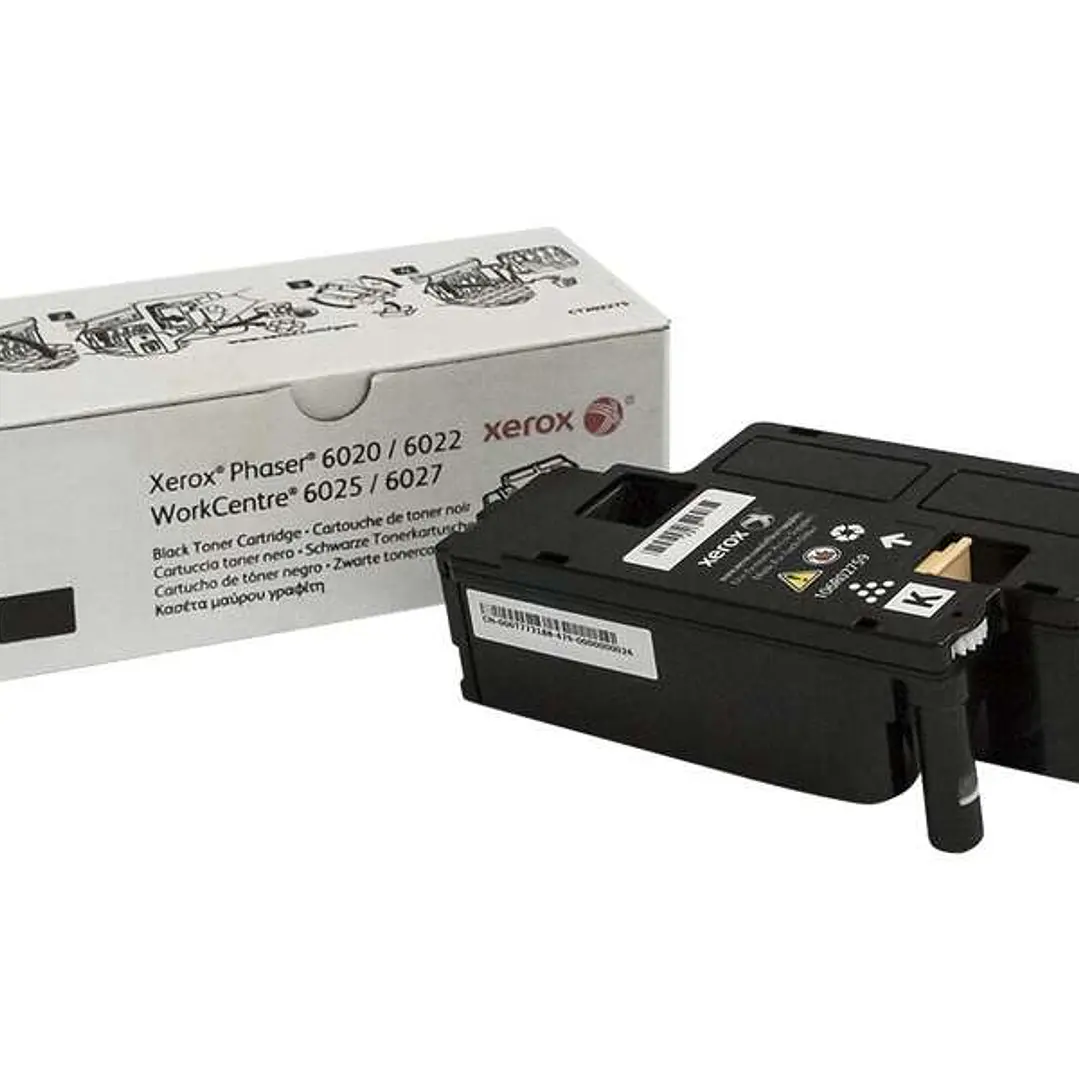 Xerox Phaser 6020/6022 Negro Cartucho de Toner Original - 106R02759 1