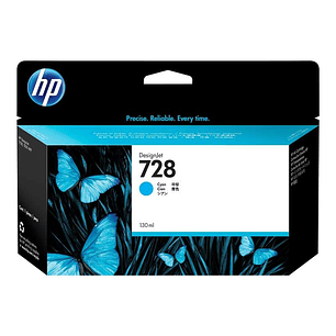 HP 728 Cyan Cartucho de Tinta Original - F9J67A