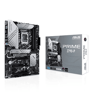Asus Prime Z790-P Placa Base Intel 1700 - HDMI, DisplayPort, PCIe 3.0, 4.0 y 5.0 M2, 4x Sata III, USB 2.0, 3.2, USB-C, RJ-45