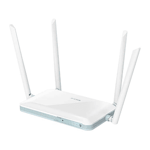 D-Link Eagle Pro AI N300 WiFi Smart Router - Hasta 300Mbps - 4 Puertos LAN 10/100Mbps y 1 Puerto WAN 10/100Mbps - 4 Antenas Externas