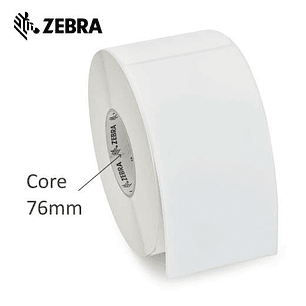 Zebra Z-Perform 1000D Pack de 6 Rollos de Etiquetas Termicas Originales 76x25mm - Adhesivo Permanente - 5.180 Unidades x Rollo - 880738-025