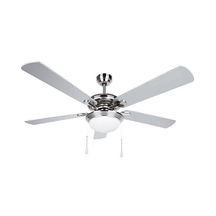 Orbegozo CP 83132 Ventilador de Techo con Luz - Silencioso y Eficiente - 5 Aspas Reversibles - 3 Velocidades de Ventilacion - Ideal para Climatizar Cu