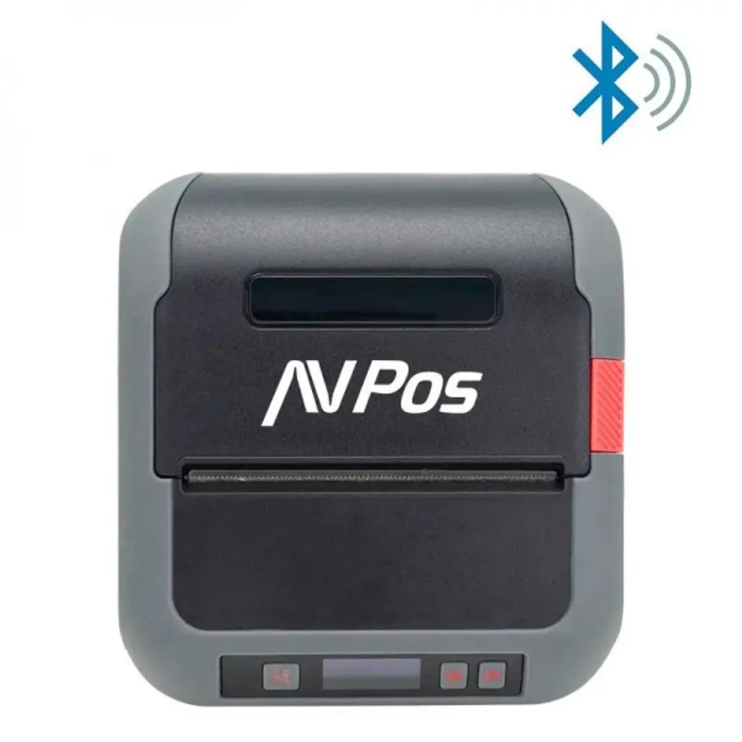 AVPos AVP-MLP900B Impresora Termica Portatil de Etiquetas con Funda - Resolucion 203 DPI - Velocidad 70 mm/s - USB y BT - Color Negro 1