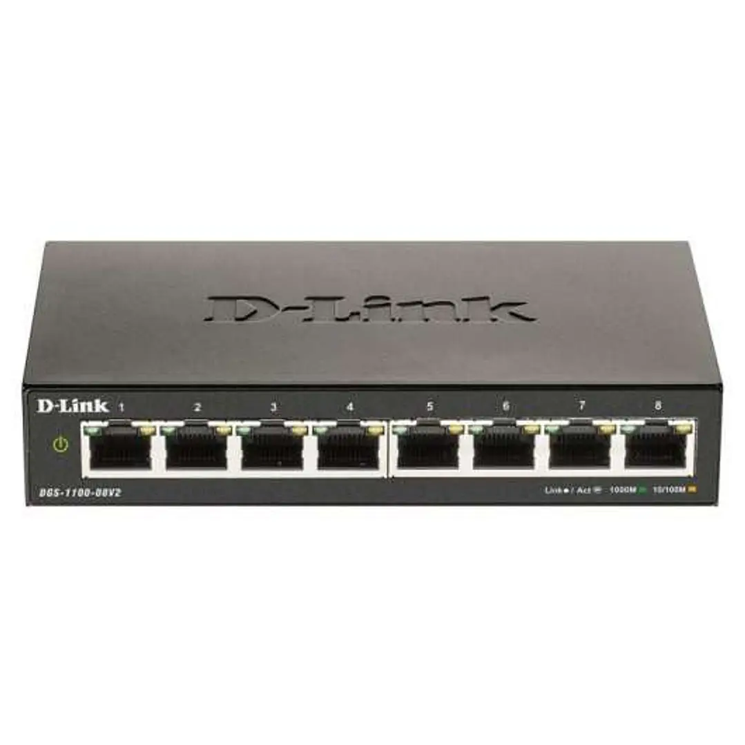 D-Link Switch Smart 8 Puertos Gigabit 10/100/1000 Mbps 1