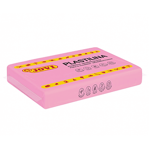 Jovi Caja de 15 Pastillas de Plastilina 350gr - Pasta Vegetal - No Endurece - sin Gluten - Inocua - Facil de Moldear - Ideal para Volumen - Color Rosa